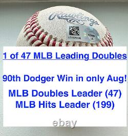 Baseball utilisé lors du match Los Angeles Dodgers contre les Mets de New York Freddie Freeman Double 30/08/22