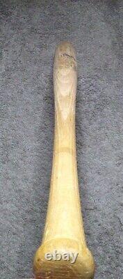 Batte de baseball Louisville utilisée lors du jeu Vintage Bicentennial Tom Shopay H&B 125 Rare
