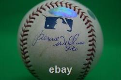 Bernie Williams A Autographié Le Jeu De Baseball Usagé De Sa 2 200ème Carrière Hit Game