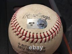 Boston Red Sox Playoff Alds Game Used Baseball 2013 World Series Mlb Authentic