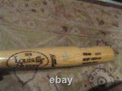Brady Anderson Autographié Jeu Utilisé Louisville Slugger Baseball Bat