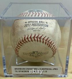 Brandon Crawford Game-used Baseball Nlds Clinch Game 5 Giants / Reds 10/11/2012