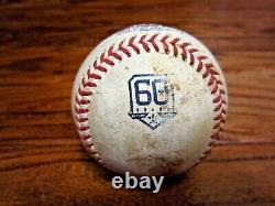 Brayan Bello Red Sox Jeu Utilisé Strike Out Baseball 8/3/2022 Rookie Astros K #14