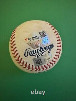 Brian Anderson Ballon Base Authentifié par la MLB Utilisé en Match de Baseball Maison Carrière HR #42 Miami Marlins