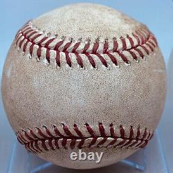 Carrière de Madison Bumgarner K #1414 Balle de baseball utilisée lors du match Mlb du 15/07/2017 Giants Padres