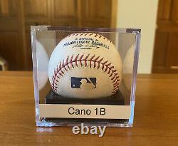 Carrière de Robinson Cano aux YANKEES : 1222 coups sûrs, 4/20/11, balle de baseball utilisée lors du match, MLB Holo.