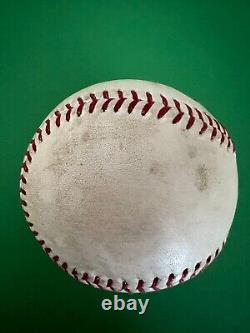 Cedric Mullins a signé un simple RBI - Baseball utilisé en jeu authentifié par la MLB RBI #133