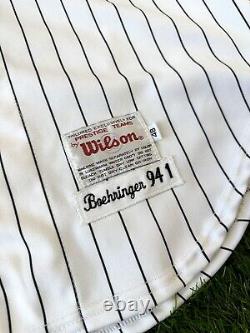 Chicago White Sox Game Worn Mlb Baseball Jersey Vintage 1994 125ème Patch Wilson