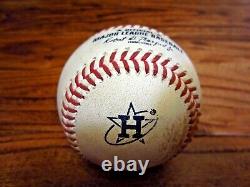 Christian Arroyo Red Sox Jeu De Baseball Utilisé 8/1/2022 Astros Space City Logo Hit