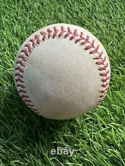 Clayton Kershaw LA Dodgers Balle de baseball utilisée en 2014, retrait sur prises NL MVP Cy Young MLB