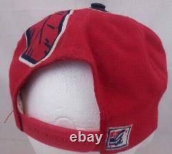 Cleveland Indians Vintage Wool The Game Big Logo Mlb Baseball Snapback Hat Wahoo