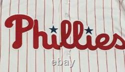 Cozens Taille 50 #25 2019 Philadelphia Phillies Home White Jeu Utilisé Jersey Mlb