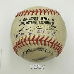 Craig Biggio Jeu Utilisé Actual First Home Run Baseball 3 Mai 1995 Avec Mears Coa