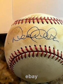 DEREK JETER Ballon de baseball utilisé en jeu signé de la Ligue américaine - Recrue