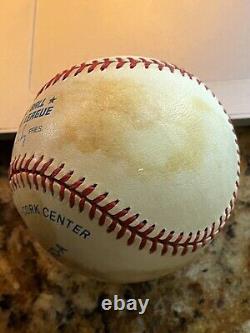 DEREK JETER Ballon de baseball utilisé en jeu signé de la Ligue américaine - Recrue
