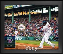 David Ortiz Mlb Red Sox Encadré 20x24 Retraite Gamebreaker Photo Avec Balle