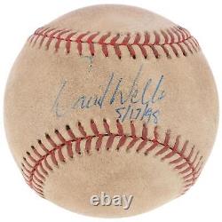 David Wells New York Yankees Jeu Utilisé Signé Baseball & 5/17/98 Insc Beckett