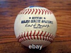 Dj Lemahieu Yankees Jeu Utilisé Single Baseball 7/21/2022 Hit #1541 Astros 60 Logo