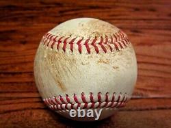 Elvis Andrus A's Game Utilisé Single Baseball 7/6/2021 Affichage #1808 + Laureano Double