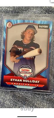 Ethan Holliday 2023 Bowman Baseball Factory All-America Game RC Rookie CA45
 <br/>  

	<br/>
Ethan Holliday 2023 Bowman Baseball Factory All-America Game RC Rookie CA45
