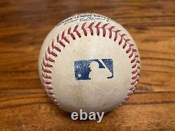 Everson Pereira - Match des Yankees - Balle utilisée pour un simple RBI - 9/2/2023 - Course de Dominguez n°2