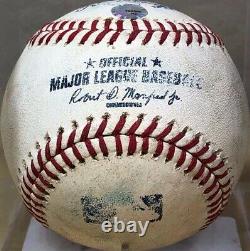 Harper Bryce Unique Carrière Hit # 550 V Aaron Nola Jeu-used Mlb Baseball Phillies