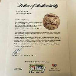 Historic Barry Bonds Home Run 756 Jeu Signé Baseball D'occasion Psa Dna & Mlb Auth