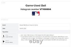 Hunter Renfroe Red Sox Jeu Utilisé Rbi Double Baseball Alcs 1 15/10/2021 Vs Astros