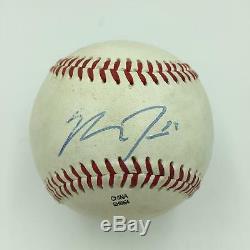 Incroyable Mike Trout Rookie Jeu Signed 2011 D'occasion All Star Game Baseball Jsa