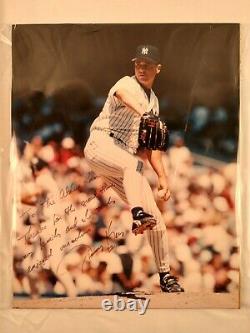 Jimmy Key New York Yankees Autographié Nom De Jeu Brodé Gants Fielders