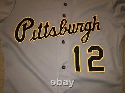 John Wehner Jeu Utilisé Pittsburgh Pirates Jersey Jeu Worn 1995 Fans Patch