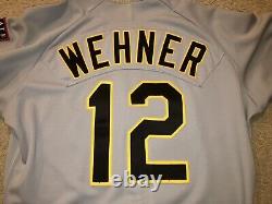 John Wehner Jeu Utilisé Pittsburgh Pirates Jersey Jeu Worn 1995 Fans Patch