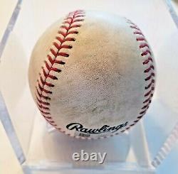 Juan Soto Base Frappe #235 Single 8/19/19 Mlb Jeu Authentifié De Baseball Utilisé