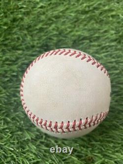 Juan Soto Washington Nationals Jeu Utilisé Baseball Rbi Single 372ème Carrière Hit