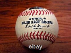 Justin Verlander Astros Jeu Utilisé Baseball 7/16/2022 Gagnez #238 Pass Bob Gibson Ks