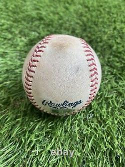 Justin Verlander Houston Astros Jeu D'occasion Baseball De Base-ball Carrière K # 2998