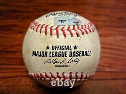 Justin Verlander Tigers Jeu De Baseball Utilisé 5/5/2013 Vs Astros Al Logo Gagnez #128