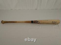 Kerry Wood Chicago Cubs 2000 Jeu Utilisé Rawlings Blue-ring Baseball Bat