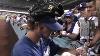 Kershaw Autographing Jeu Utilisé Dodger Stadium 50ème Anniversaire Baseball Sur 7 12 12