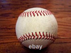 Luis Severino Yankees Jeu Utilisé Strike Out Baseball 6/30/2022 K #685 Astros Logo