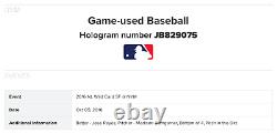 Madison Buggarner / Jose Reyes 2016 Nl Wild Card Game-used Mlb Baseball Giants