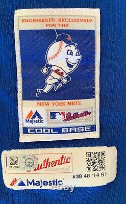 Maillot d'échauffement utilisé lors d'un match des New York Mets, taille 48, en excellent état, très spécial