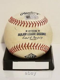 Manny Machado & Cody Bellinger Dodgers 2018 Jeu Utilisé Baseball Mlb Authentifié