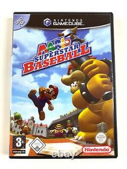 Mario Superstar Baseball En Ovp Nintendo Gamecube Deutsch O22
