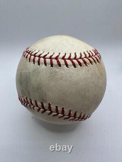 Match d'ouverture de la saison inaugurale des Houston Astros utilisant la balle de baseball avec le logo MLB Holo Verlander.