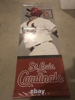 Matt Holliday St. Louis Cardinals Fox Sports Midwest Jeu Utilisé Vinyl Banner