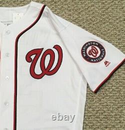 Matt Wieters Taille 48 #32 2018 Nationals Game Used Jersey Home White Mlb Holo