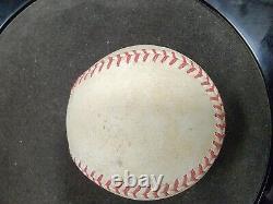Max Scherzer Jeu Utilisé Pitched Baseball 4/6/2013 Yankees At Tigres Mlb #ek352592