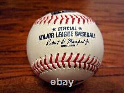 Michael Brantley Astros Jeu Utilisé Single Baseball 6/14/2022 Affichage #1631 Tx 50 Logo