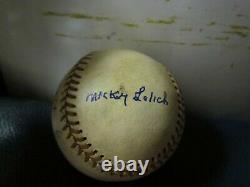 Mickey Lolich Signé Jeu De Baseball D'occasion Beckett Certifié 3